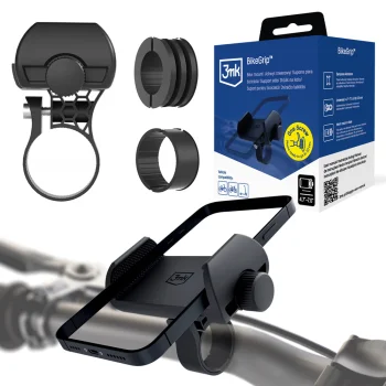 Dviračio telefono laikiklis 3mk BikeGrip, Black