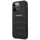 Mercedes iPhone 14 Pro Max dėklas AMG Debossed Lines, juodas