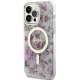 Guess iPhone 14 Pro Max Case Flower MagSafe, Transparent