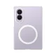 Samsung Clear Magnet Case dėklas Galaxy Z Fold 8 su MagSafe ir 2 plėvelėmis, skaidrus