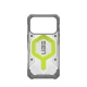 UAG Pathfinder Clear MagSafe dėklas iPhone 17 Pro telefonui, pilkas (Neon Gray)