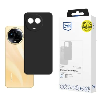 Dėklas Realme 11 5G telefonui 3mk Matt Case, juodas