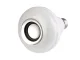 LED RGB lemputė E27 su Bluetooth garsiakalbiu ir nuotolinio valdymo pultu