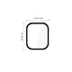 Hibridinis apsauginis stiklas Tech-Protect Glass Flex+, skirtas Huawei Watch Fit 5 (2 vnt.)
