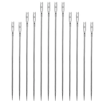 Self-Threading Sewing Needles Set AG810, 12 pcs.