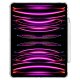 Apple iPad Pro 12.9 (2020 2021 2022) Spigen Airskin Hybrid \"S\" TPU Case Cover, Crystal Clear