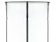 Magnetinis tinklelis nuo uodų durims 100x210 cm, juodas