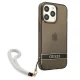 Guess Translucent Strap Dėklas iPhone 13 Pro / 13, Juodas