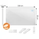 Infraraudonųjų spindulių šildytuvas Berdsen 398100 600W su Wi-Fi