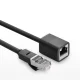 Ugreen NW112 11281 Network Ethernet Cable RJ45 (Female) - RJ45 (Male) F/UTP Cat. 6 1 Gbps 2m - black