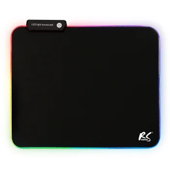 Žaidimų pelės kilimėlis NanoRS RS704 su RGB LED, 300x250x4 mm