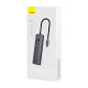 Baseus UltraJoy 7-in-1 USB-C šakotuvas (HDMI 4K, 2xUSB 3.0, PD, RJ45, SD/TF)