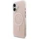 Karl Lagerfeld dėklas iPhone 17 telefonui IML Karl RSG Logo MagSafe, rožinis
