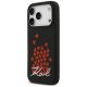 Karl Lagerfeld Silikoninis dėklas su MagSafe skirtas iPhone 17 Pro, juodas