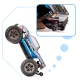 Nuotolinio valdymo automobilis Case Q901 1:16, 2.4G, 52 km/h, mėlynas