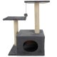 Purlov 71 cm Cat Tree with Scratching Post, Grey