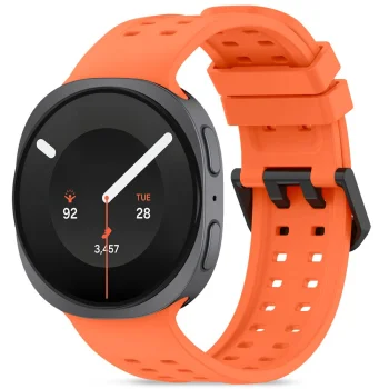 Tech-Protect Silicone Air dirželis laikrodžiui Samsung Galaxy Watch 40/44/46 mm, oranžinis