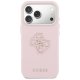 Guess FW Resin Logo dėklas Apple iPhone 17 Pro Max, rožinis