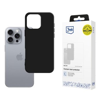 3mk Matt Case for iPhone 16 Pro, Black