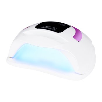 Glow S1 Dual LED UV nagų lempa 168W, rožinio aukso