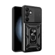 Slide Camera Armor dėklas skirtas Samsung Galaxy A56 5G, juodas
