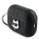 Karl Lagerfeld Monogram Choupette Head dėklas, skirtas AirPods Pro 2, juodas