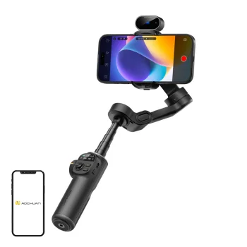 Aochuan Smart X2 vaizdo stabilizatorius su AI jutikliu, juodas