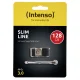 USB atmintinė Intenso Slim Line 128 GB USB 3.0, juoda