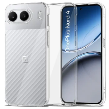 Tech-Protect FlexAir Hybrid dėklas, skirtas OnePlus Nord 4, skaidrus