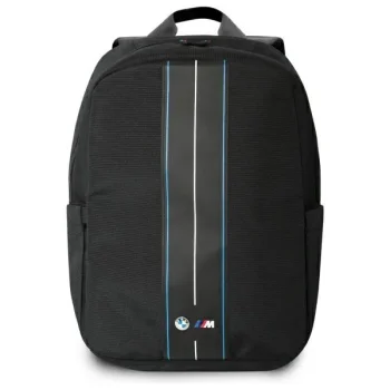 BMW Nylon Blue Stripe kuprinė nešiojamam kompiuteriui iki 16", juoda