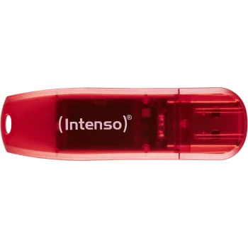USB atmintinė Intenso Rainbow Line 128 GB USB 2.0, raudona