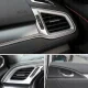 Automobilio salono dekoratyvinė juostelė, 5 m, sidabrinė