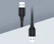 Ugreen USB-A į USB-A laidas USB 2.0 (US128), 1 m, juodas