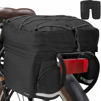 Trizand Bike Rack Bag 60L, Black