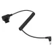 Newell spiralinis maitinimo laidas D-Tap – DC 5.5 x 2.5 mm, 90 cm