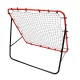 Futbolo treniruočių atmušėjas vaikams 125x125 cm, raudonas / juodas