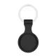 Tech-Protect Icon silikoninis dėklas su karabinu, skirtas Apple AirTag, juodas