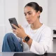 Tech-Protect Silicone Line dirželis Apple Watch (44 / 45 / 46 / 49 mm), oranžinis