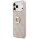 Guess 4G Ring Stand dėklas iPhone 17 Pro Max telefonui, rožinis