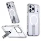 Hybrid Armor X Case for iPhone 17 Pro Max with Stand and MagSafe, Transparent