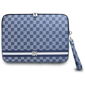 DKNY 14" nešiojamojo kompiuterio dėklas Checkered Pattern, mėlynas