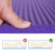 Wozinsky Foam Fitness Yoga Exercising Mat, 180x60x1cm, Black
