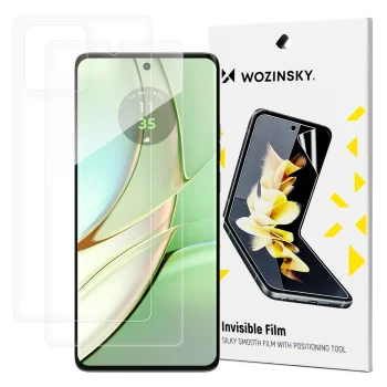 Apsauginė ekrano plėvelė Wozinsky Invisible Film skirta Motorola Edge 40 su montavimo įrankiu