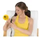 4FIZJO SHIATSU ULTRA+ Heated Neck Massage Cushion Pillow Body Massager, Brown