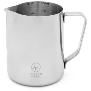Leopold Vienna Salento pieno putojimo ąsotėlis, 350 ml, sidabrinis