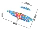 Polystyrene Aeroplane Glider with an Electric Motor USB