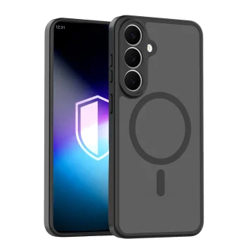 3mk Misty MagCase dėklas telefonui Samsung Galaxy S26 FE, juodas