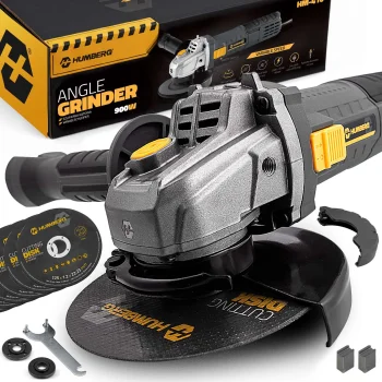 Kampinis šlifuoklis Humberg HM-410, 900W, 125mm su 10 diskų