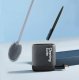 Silicone Toilet Brush Set 2-in-1 DA189, Black
