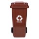 Multistore 240L Waste Bin for BIO Waste, Brown